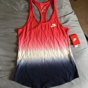Nike Ombré Workout Shirt Tank Top